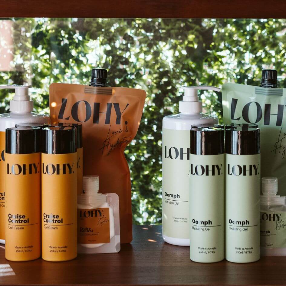 LOHY products in salon
